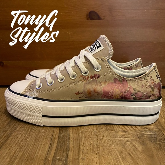 💐NEW💐 CUSTOM CONVERSE CHUCK TAYLOR PLATFORM LOW - Picture 6 of 16